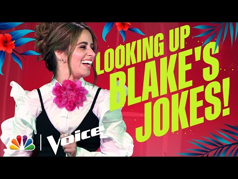 Camila Totally Gets All of Blake's References | NBC's The Voice Blind Auditions 2022 Outtakes