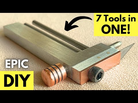 7 Tools in ONE – This Genius Build Does EVERYTHING! #diyprojects #diytools #diy #woodworking