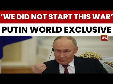 Vladimir Putin Exclusive: Russian President Putin Blames The West For War In Ukraine | India Today