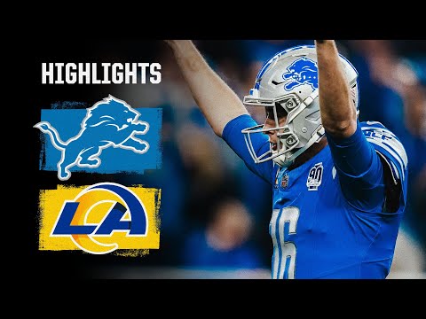 Detroit Lions win a playoff THRILLER vs. Los Angeles Rams | 2023 NFC Wild Card Round