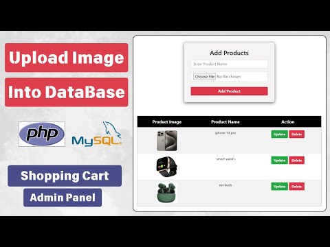 How to Upload Image into Database and Display it using PHP and MySQL Database #mysql