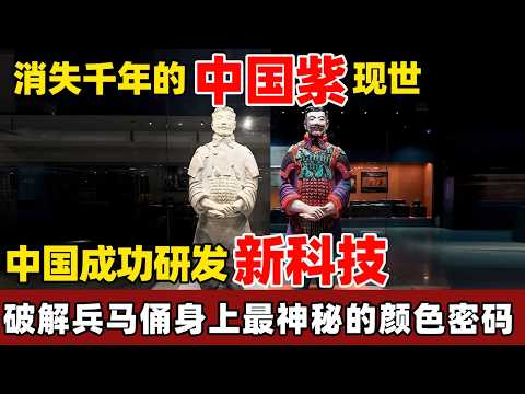 消失的千年“中国紫”惊艳现世，中国研发新科技，成功破解兵马俑身上“最神秘”的颜色密码！【考古秘闻】