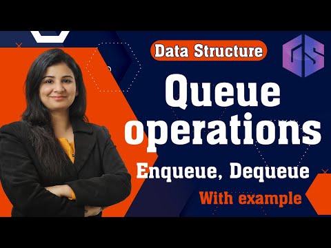 Lec-47: Enqueue(), Dequeue() & other Operations on Queue  | Data Structure