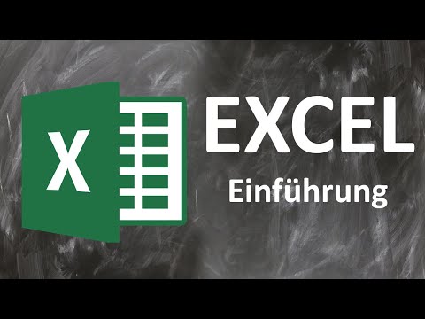 EXCEL Tutorial (Deutsch): Part 1 Einführung