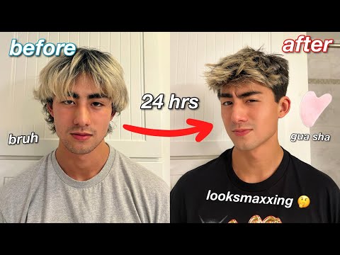 giving my little brother a massive GLOW UP (new hair, skincare + more)