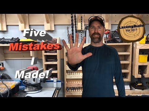 Five Mistakes When Building My French Cleat Tool Wall!