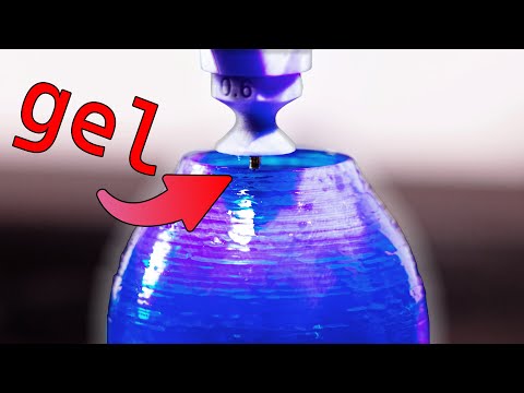 I made a CUSTOM Nozzle that 3D Prints GEL!