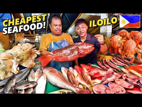 Eating ILOILO's Cheapest Seafood!🇵🇭Spending only ₱X,000 on Filipino Seafood Dampa in Visayas