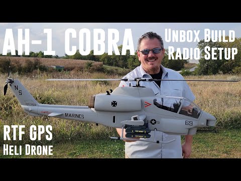 FlishRC - FL500 - AH-1 Cobra - RTF 500 Class - Unbox, Build, & Radio Setup