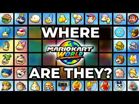 Every Mario Kart Character currently NOT in Mario Kart World!