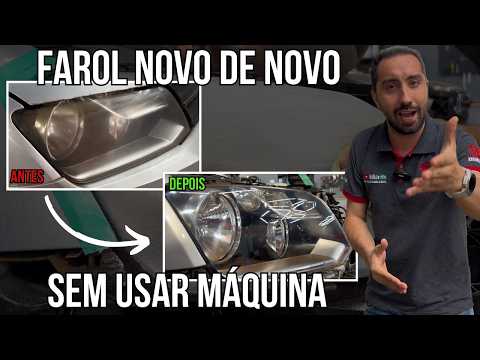 RESTAURAÇÃO DE FAROL SEM USAR MÁQUINA | Aprenda a Ganhar Dinheiro