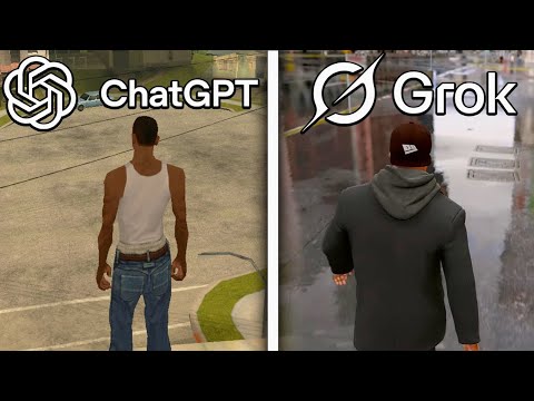 ChatGPT vs Grok Make GTA From Scratch