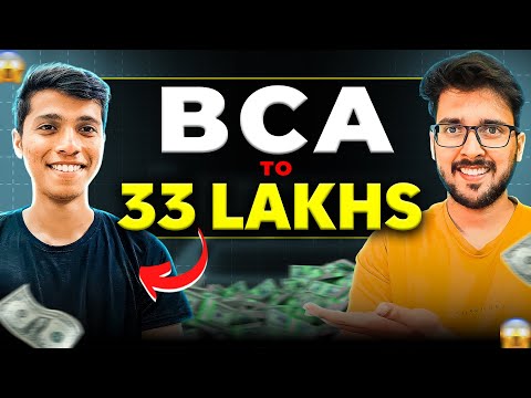 How to get job after BCA 🔥 33 Lakh | Inspiring Journey