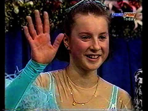 Irina Slutskaya RUS - 1996 World Figure Skating Championships Free Skate