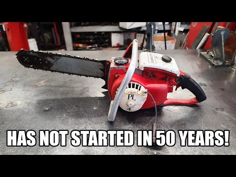 Will It Run? Vintage Remington Chainsaw PL-4 Chainsaw
