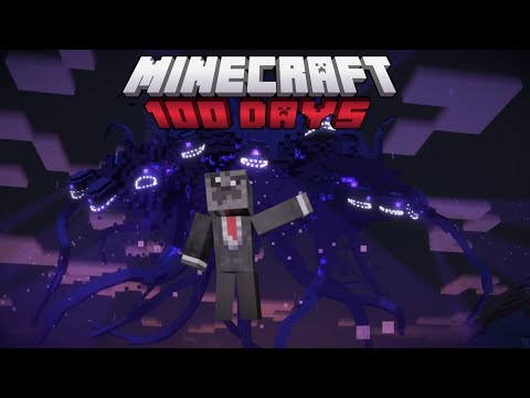 100 Days Minecraft Hardcore with the WITHER STORM