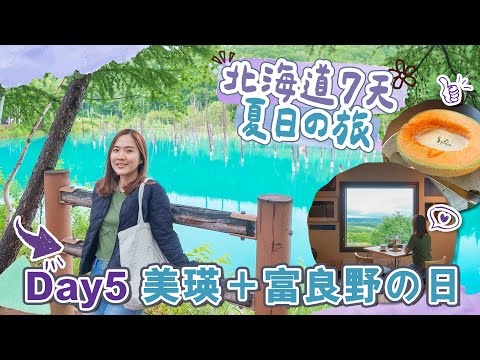 【北海道7天夏日の旅】Day5 美瑛＋富良野の日＋♨️旭岳秘湯温泉旅館🤩