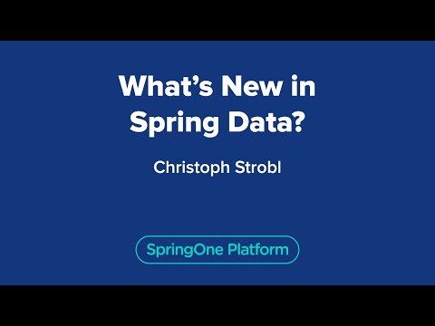 What’s New in Spring Data?