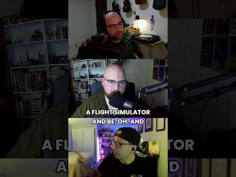 flight simulators and taking in-game jobs seriously #gaming #flightsimulator #podcast