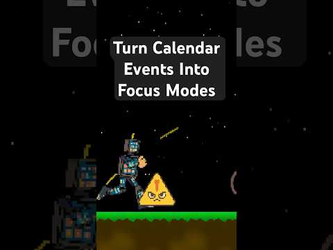 Calendar Can FINALLY Automate Focus Modes #shortcuts #adhd #tech