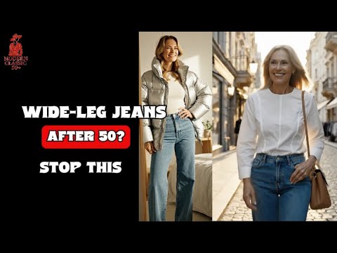 STOP Styling Wide-Leg Jeans Wrong After 50 — Do THIS Instead!