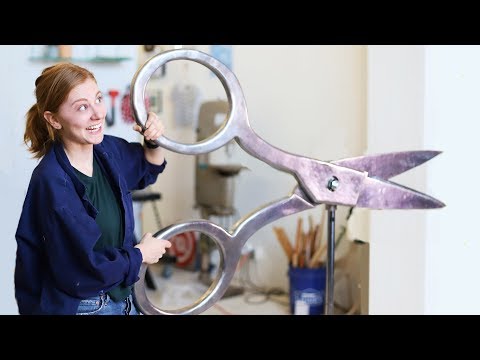 Meet my giant pair of scissors