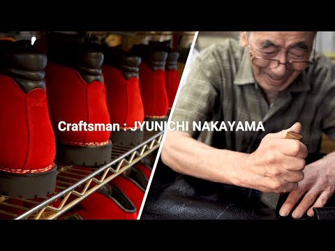 This shoe factory is the oldest craftsman in Japan. The process of making hiking boots.