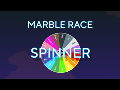 MARBLE RACE SPINNER IN CLASSIC [marble race]
