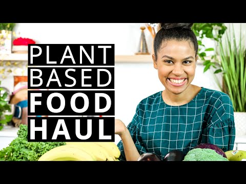 VEGAN WHOLE FOOD PLANT BASED GROCERY HAUL // How to Shop HEALTHY Plant-Based Groceries (Oil-free)