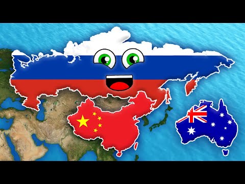 10 Biggest Countries in the World by Land Mass | Countries of the World