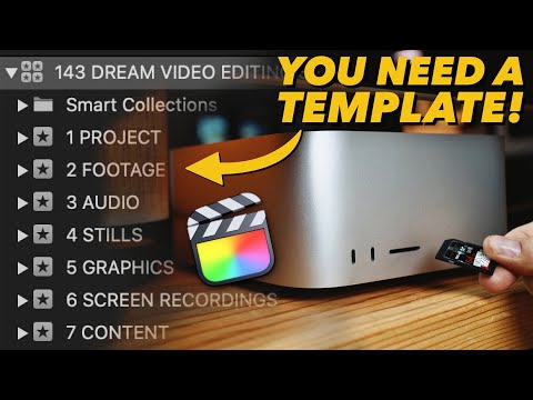 Tired 😫 of Disorganized Footage? Get Organized NOW With These Finder & Final Cut Pro Templates