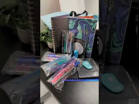 Nebula-themed stationery unboxing 🌌 #Shorts #StationeryUnboxing #CosmicDesign #ScribbleShopUK