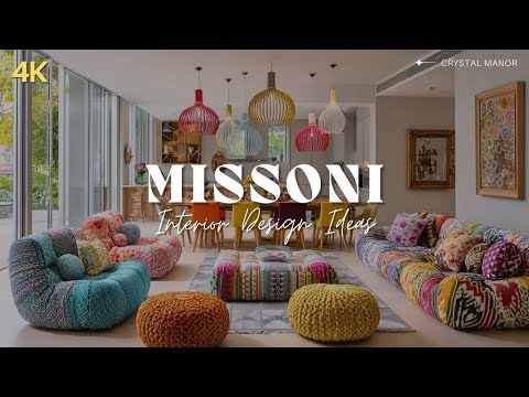 Missoni–Inspired Interiors: Colorful Italian Luxury Living