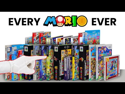Unboxing Every Mario Game I Own (1985-2025)