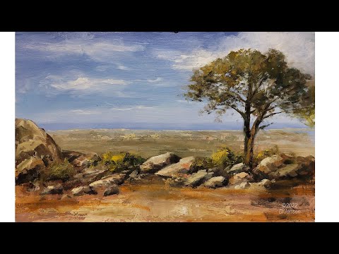 Beginning Landscape Painting Techniques- The Overlook