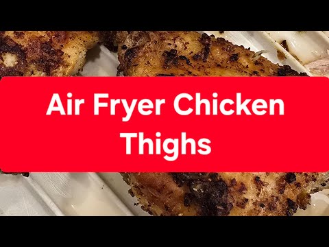 #BrandonCooks returns! Tonight we're having Air Fryer Chicken Thighs for dinner.