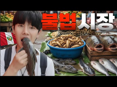 I visited the world's largest isolated illegal market, in the heart of the Amazon.(PERU🇵🇪 - 1/8)