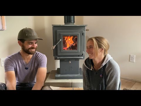 Our First Taste of Winter | Off Grid Cabin Prep | Wood Stove Install, Septic, & Freeze Protection