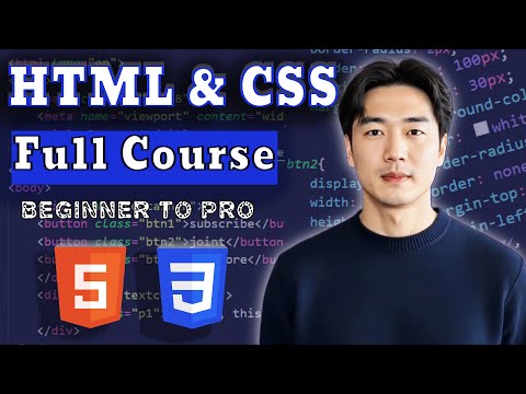 HTML & CSS Full Course - Beginner to Pro – lesson 1 & 2