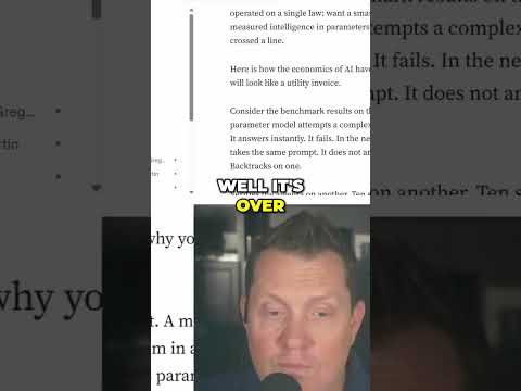 AI's BIGGEST Secret: Bigger Isn't Better Anymore! #shorts