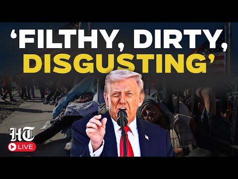 LIVE | Donald Trump Launches BLISTERING Attack On Immigrants From 'FILTHY Countries' | US News