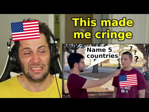 Can Americans Name 5 Countries Outside the USA? | American Reacts