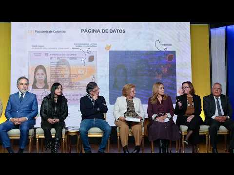 [En vivo] Presidente Gustavo Petro presenta el nuevo esquema de pasaportes colombianos