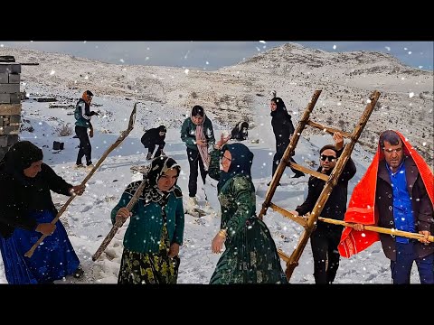 Snow, rain and games for the residents of Doora