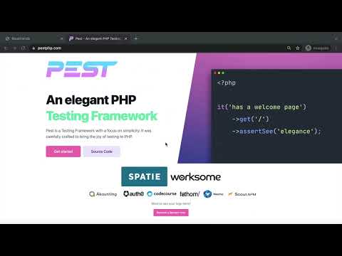 Up And Running with Pest: Introduction and demo (01/35)