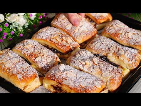 Soft and Fluffy Buns with Cream — Easy and Delicious Recipe!