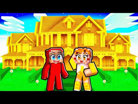 Cash & Mia’s FIRST HOME In Minecraft