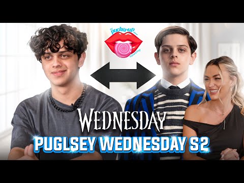 PUGSLEY from WEDNESDAY Isaac Ordonez talks Slurp, Jenna Ortega, & Eugene friendship | Pucker Up