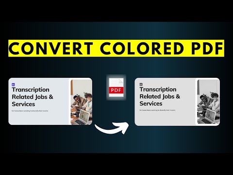How to Convert a Colored PDF to Grayscale or Black and White Using Adobe Acrobat Pro