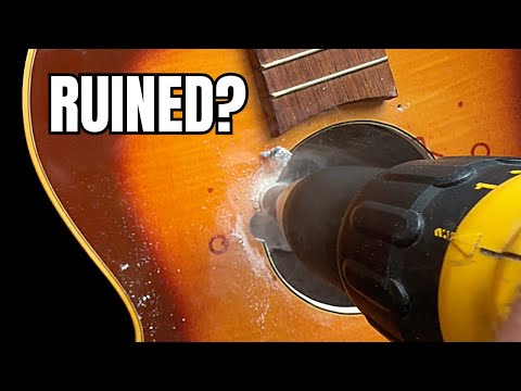 Turn An ACOUSTIC GUITAR Into An ELECTRIC BASS?